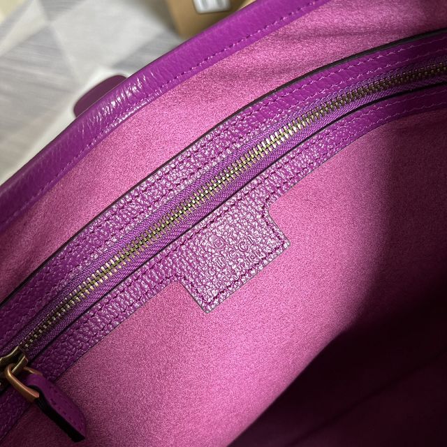2023 GG original calfskin aphrodite medium shoulder bag 726274 purple