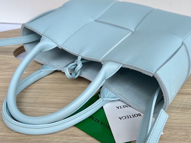BV original grained calfskin mini arco tote bag 709337 pale blue