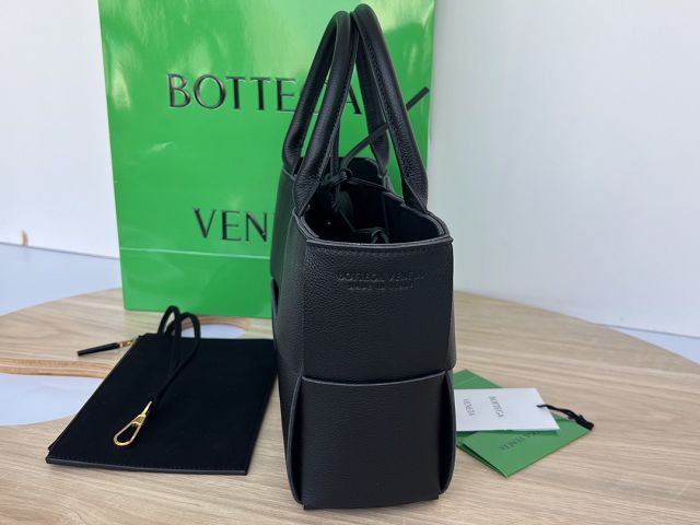 BV original grained calfskin mini arco tote bag 709337 black