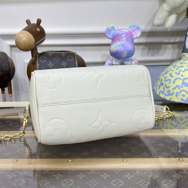 2023 Louis vuitton original monogram calfskin speedy 20 M58953 white