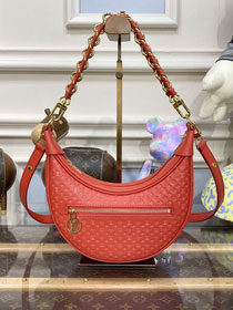 2023 Louis vuitton original calfskin loop handbag M22594 red