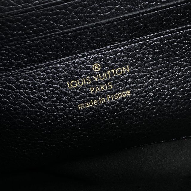 2023 Louis vuitton original calfskin wallet on chain Ivy M81911 black