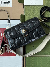 GG original matelasse leather small shoulder bag 724529 black