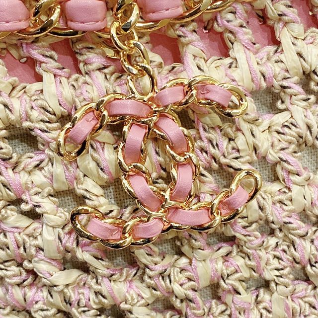 CC original crochet small shopping bag AS3689 pink