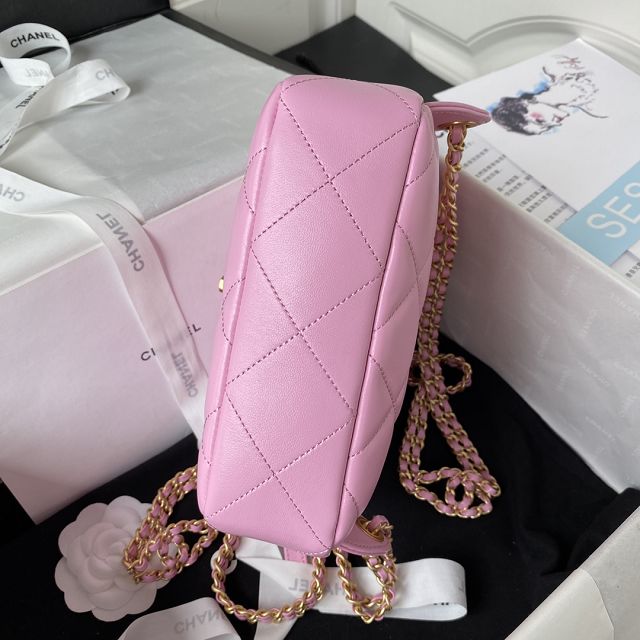 CC original lambskin mini backpack AS3884 pink