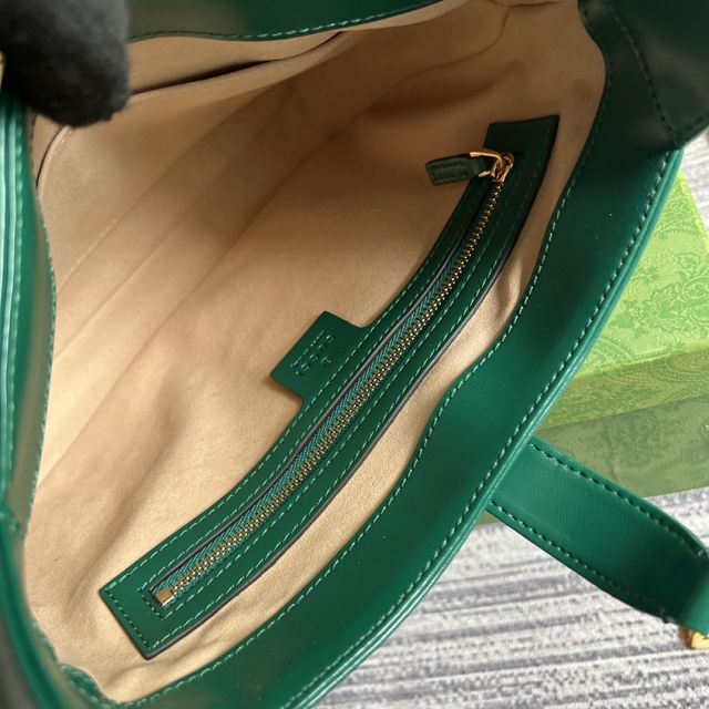 GG original calfskin jackie 1961 small shoulder bag 636709 green
