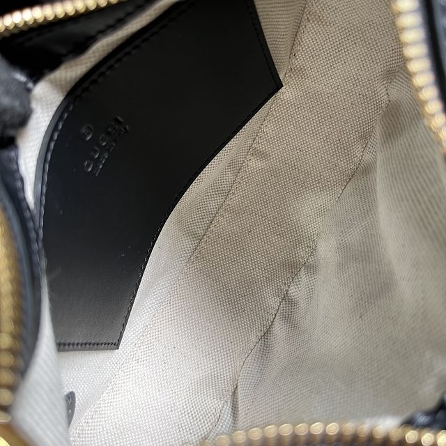 2023 GG original matelasse leather mini bag 739736 black