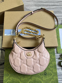 2023 GG original matelasse leather mini bag 739736 pink