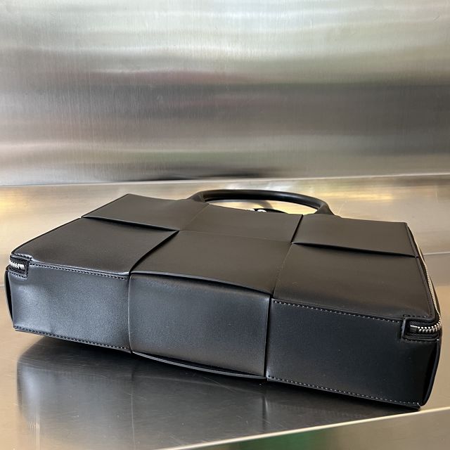 BV original calfskin arco briefcase 680120 black