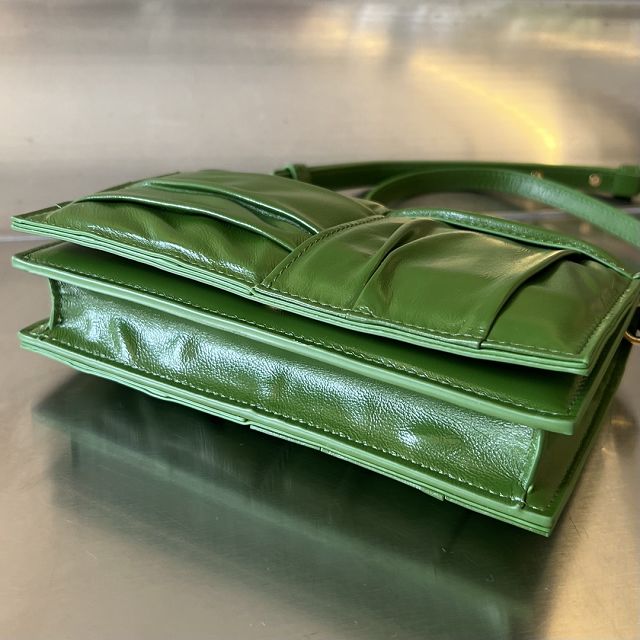 BV original calfskin mini cassette cross-body bag 731243 avocado