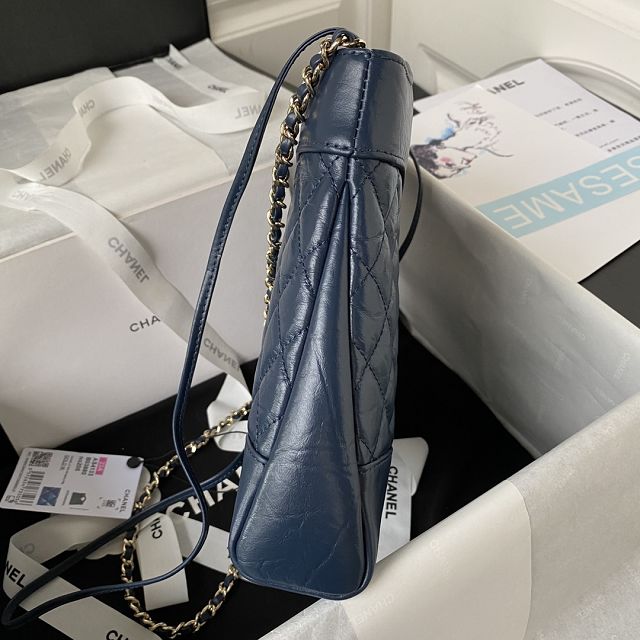 2023 CC original calfskin 31 mini shopping bag AS4133 navy blue
