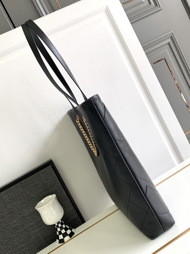 2023 CC original calfskin hobo handbag AS3715 black