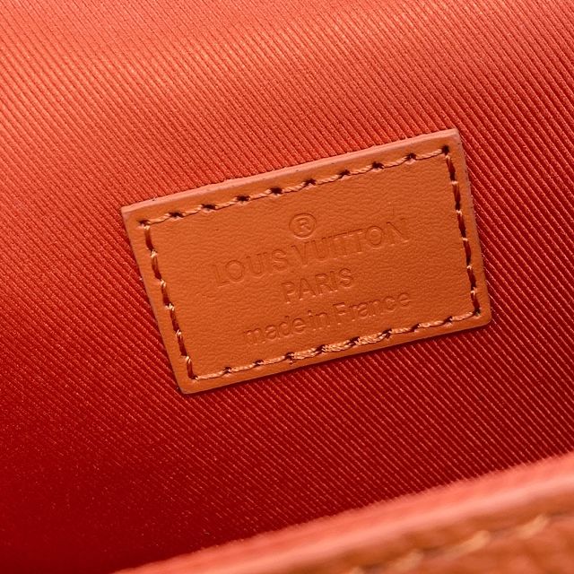 Louis vuitton original calfskin fastline wearable wallet M82085 orange