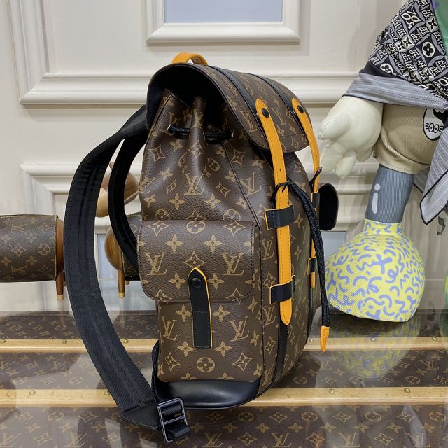 Louis vuitton original monogram canvas christopher backpack pm M46699 yellow