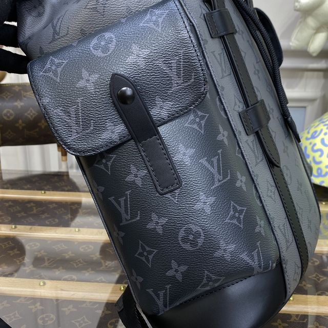 Louis vuitton original monogram eclipse christopher backpack gm M45419