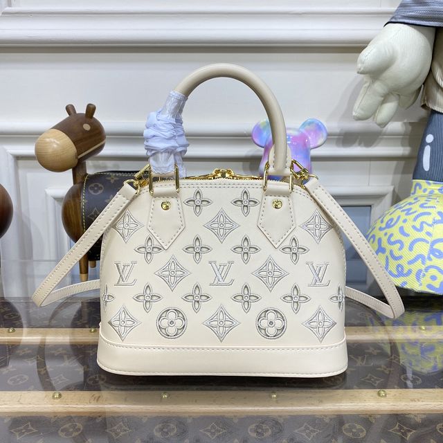 2023 Louis vuitton original calfskin alma BB M91606 white