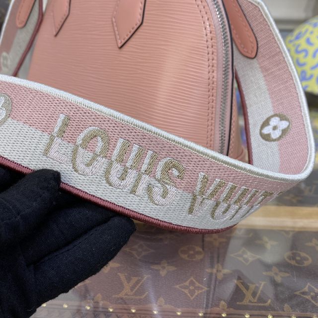 Louis vuitton original epi leather alma BB M22213 pink