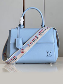 Louis vuitton original epi leather cluny BB handbag M59134 blue