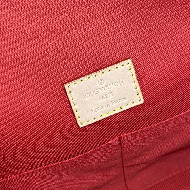 Louis vuitton original monogram canvas cluny BB handbag M42738 red&pink