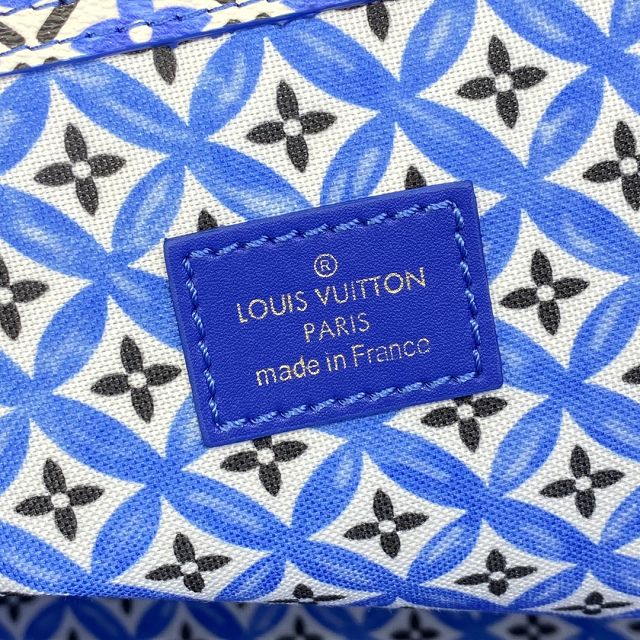 2023 Louis vuitton original monogram canvas neverfull MM M22979 blue