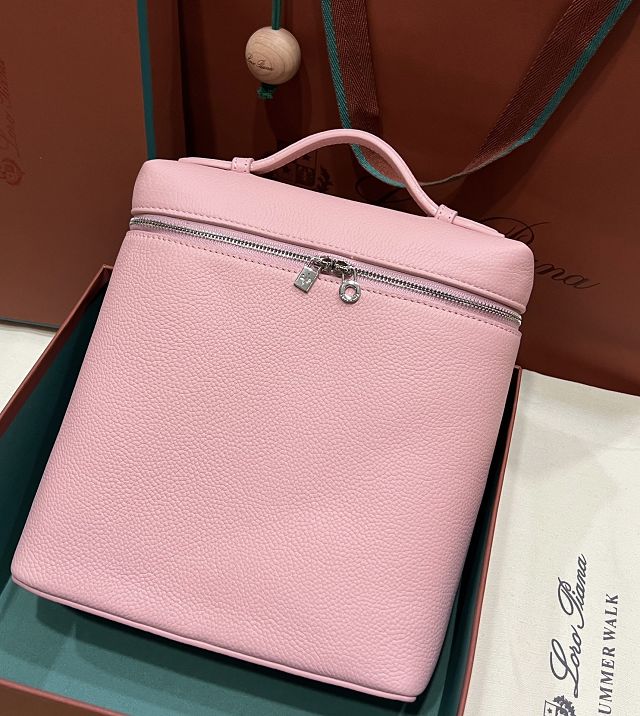 Loro Piana original calfskin extra pocket backpack FAN4041 light pink