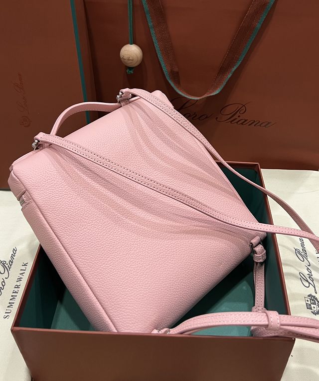 Loro Piana original calfskin extra pocket backpack FAN4041 light pink