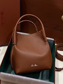 Loro Piana original calfskin mini bale bag FAM7943 brown