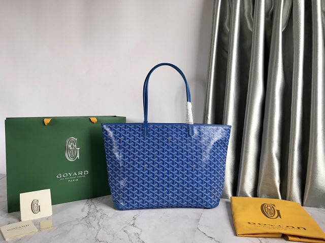 Goyard original canvas artois PM bag GY0002 blue