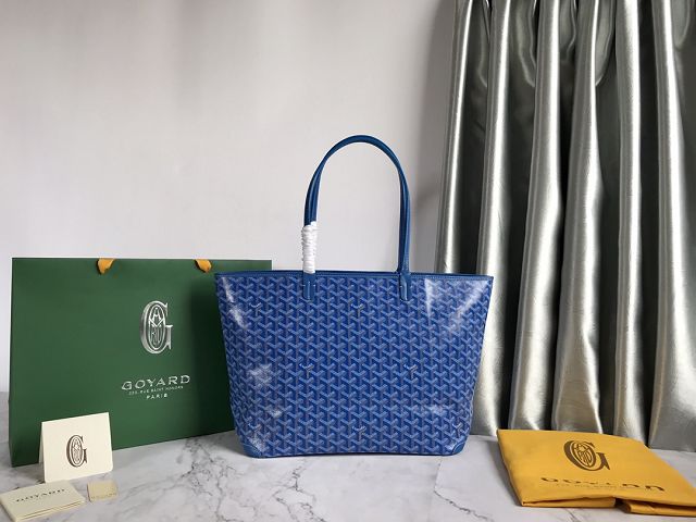 Goyard original canvas artois PM bag GY0002 blue