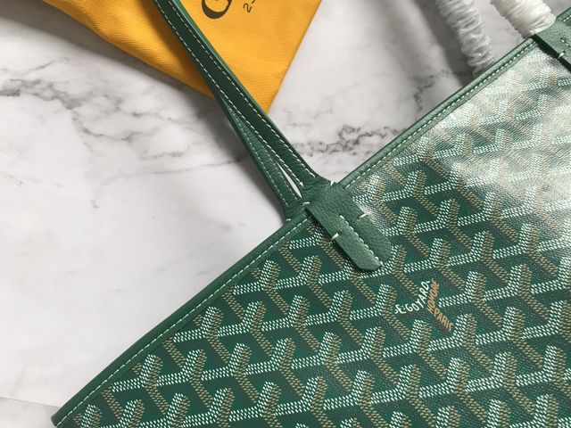 Goyard original canvas artois PM bag GY0002 green