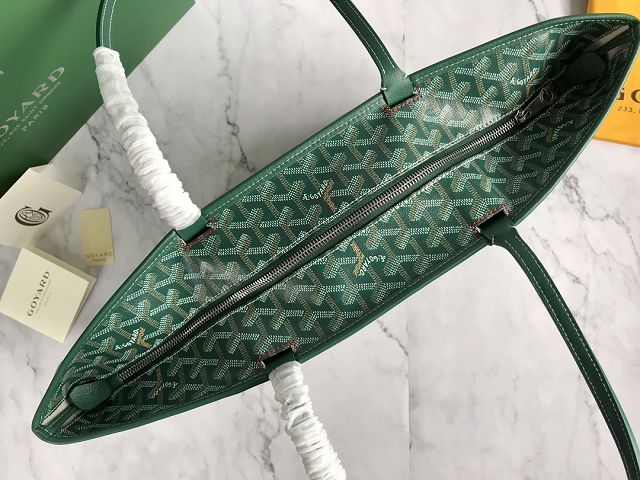 Goyard original canvas artois PM bag GY0002 green