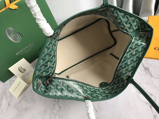 Goyard original canvas artois PM bag GY0002 green