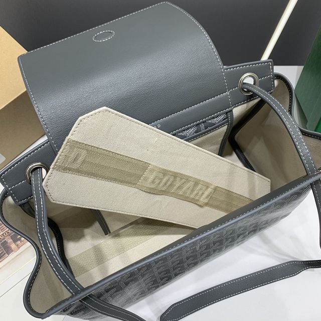 Goyard original canvas rouette shoulder bag GY0004 grey