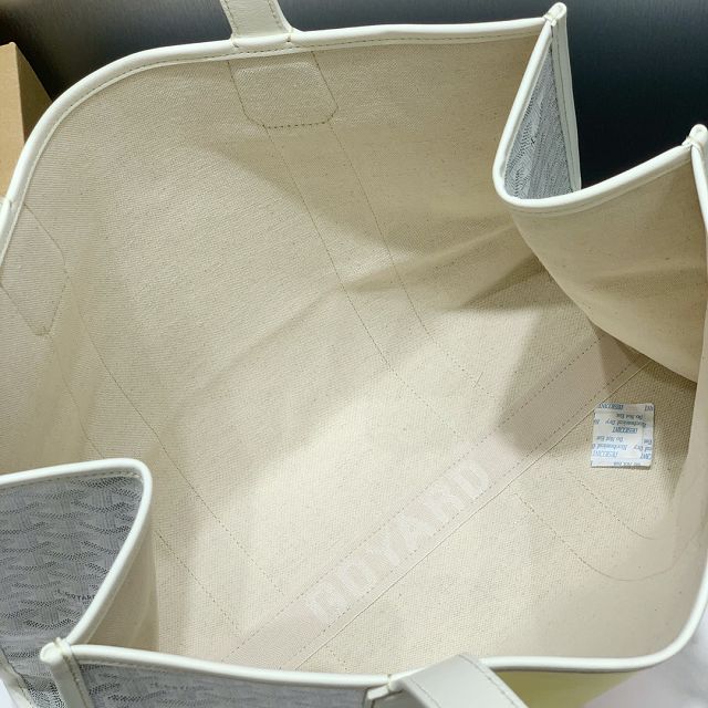 Goyard original canvas villette shopping tote bag GY0026 white