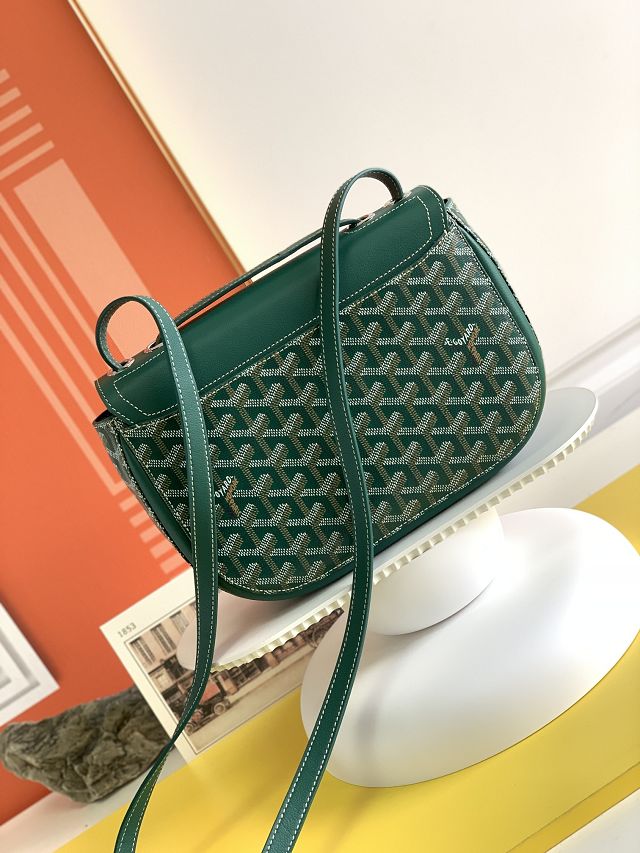 Goyard original calfskin&canvas saint honore 233 bag GY0077 green