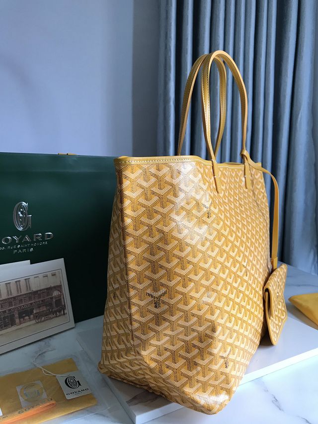 Goyard original canvas saint louis GM bag GY0083 yellow