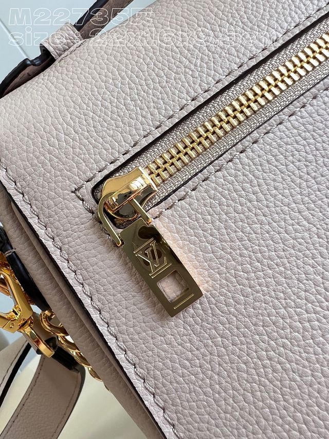 Louis vuitton original calfskin sleek oxford handbag M22792 grey