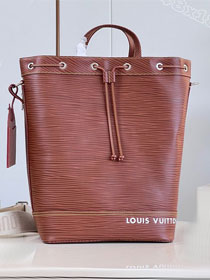 Louis vuitton original epi leather maxi noe sling M23117 brown
