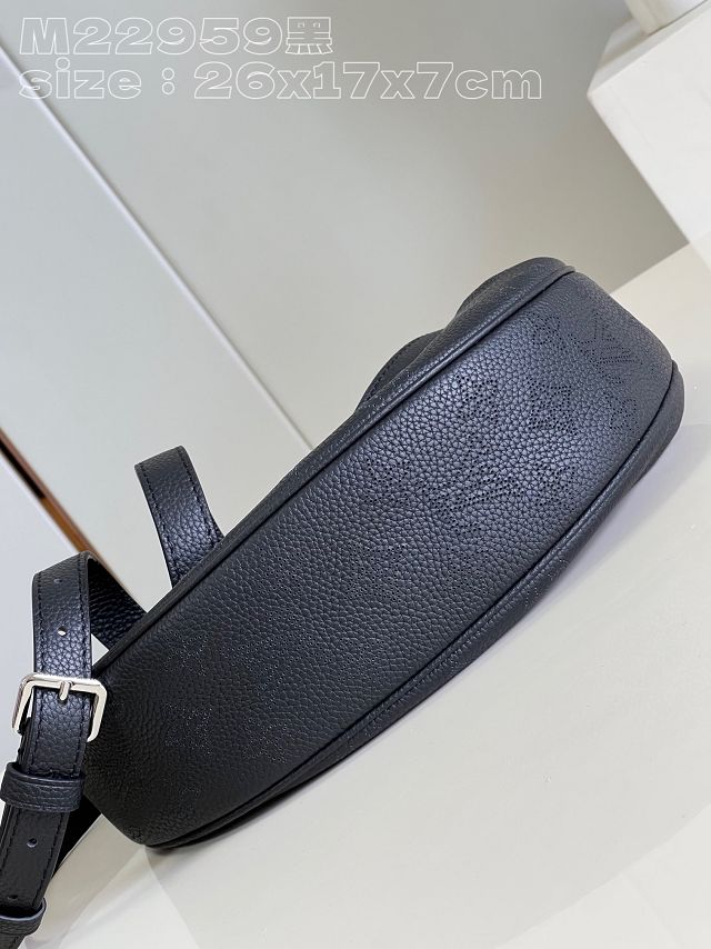 Louis vuitton original mahina leather baia PM M22819 black
