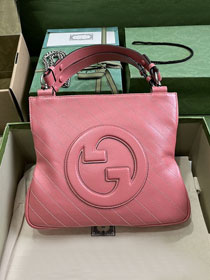 2023 GG original calfskin blondie small tote bag 751518 pink