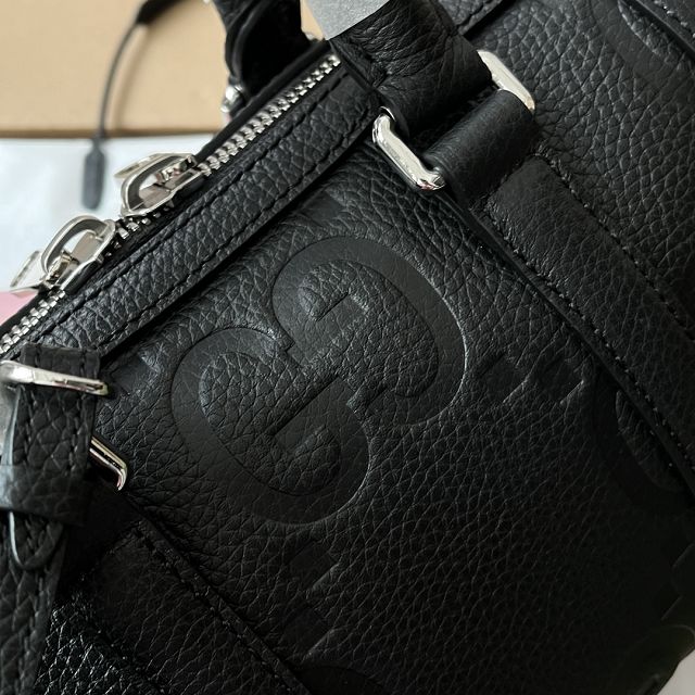 2023 GG original calfskin mini duffle bag 725292 black