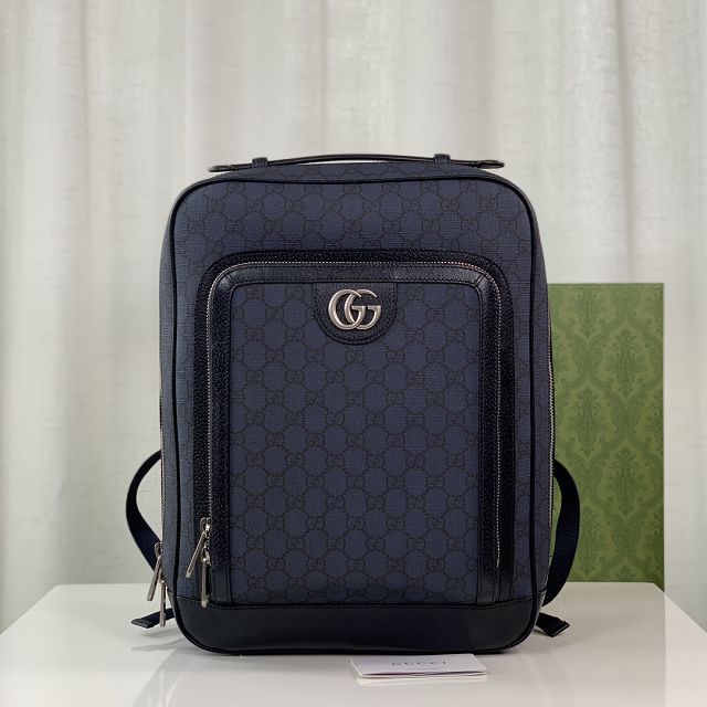 GG original canvas ophidia medium backpack 745718 dark blue