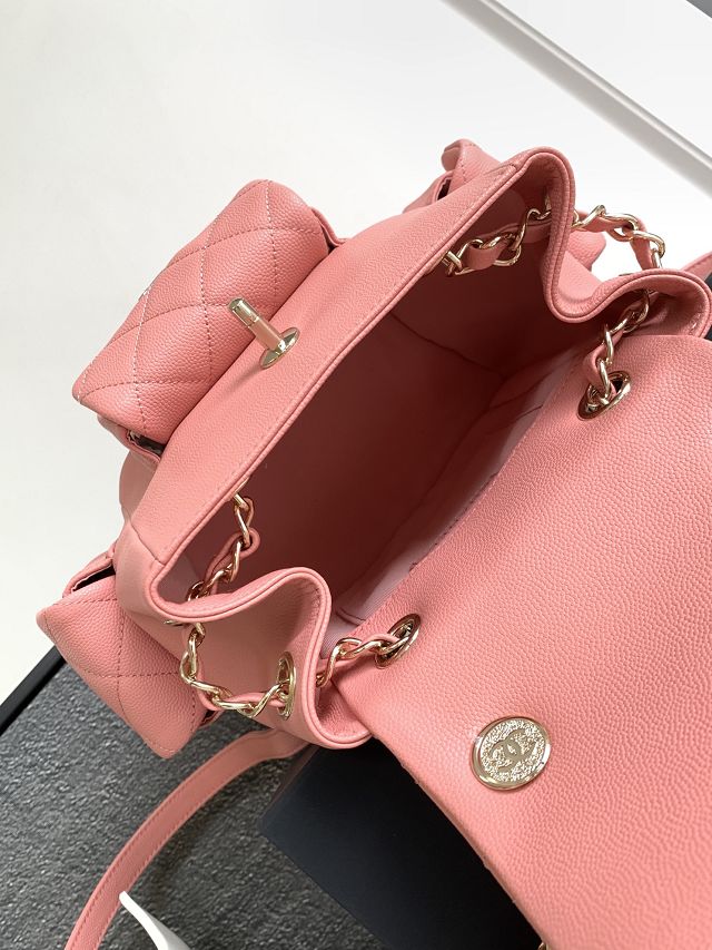 CC original grained calfskin backpack AS4398 pink