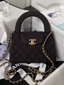2024 CC original velvet mini shopping bag AS4416 black