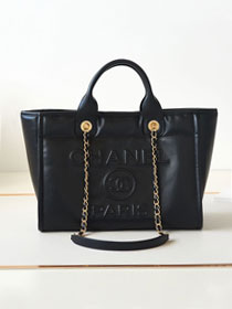 CC original lambskin small shopping bag AS3257 black