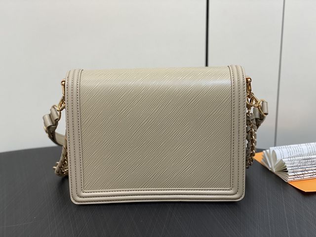 2024 Louis vuitton original epi leather dauphine pm bag M23635 grey