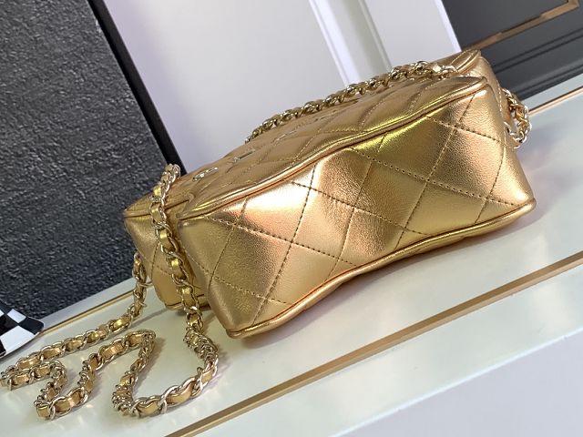 2024 CC original lambskin star handbag AS4579 gold