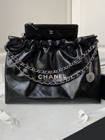 2024 CC original calfskin 22 handbag AS4486 black