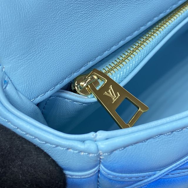 2024 Louis vuitton original lambskin GO-14 medium handbag M24185 blue