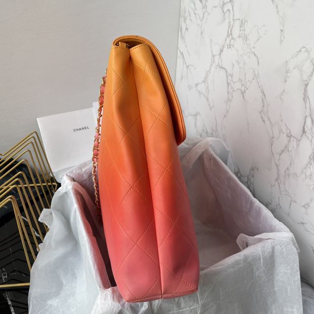 2024 CC original calfskin large hobo bag AS4632 orange